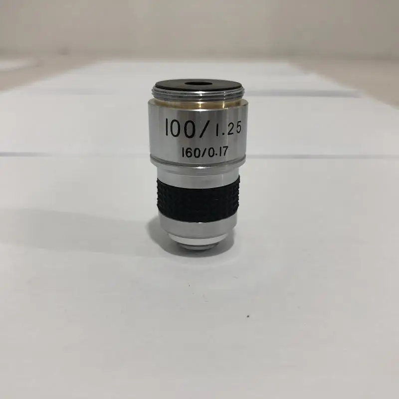 Оптический Биологический микроскоп объектив 100 раз масляные линзы 185