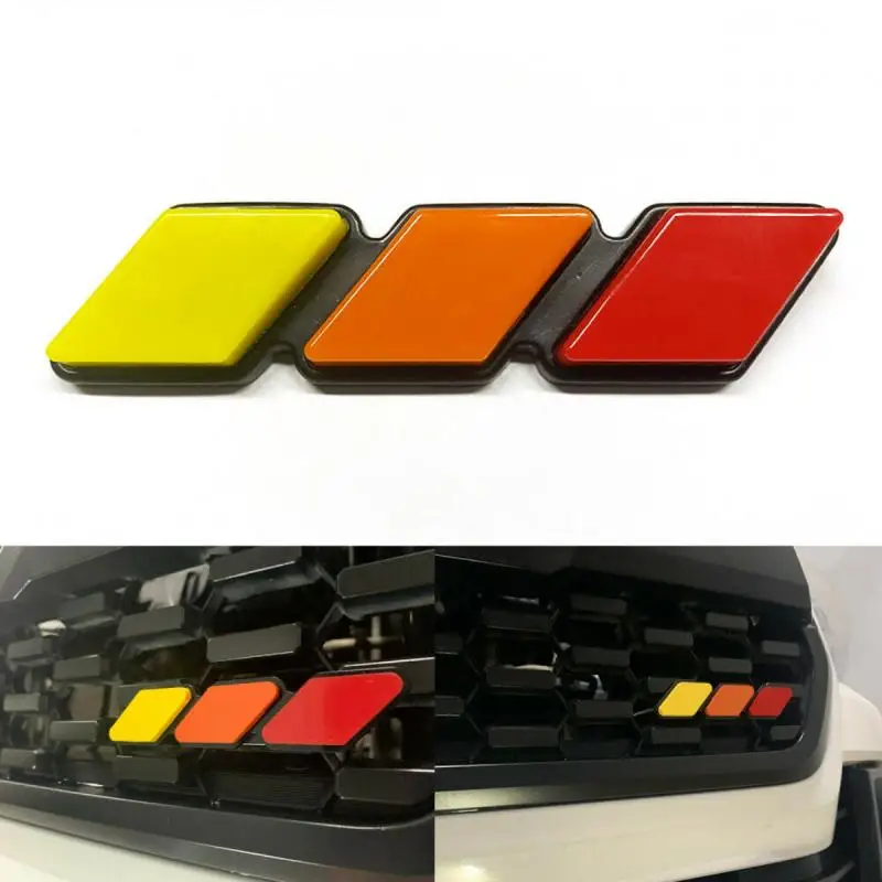 

NEW Toyota Tacoma 4Runner Tundra Tri-color 3 Grille Badge EMBLEM EOA