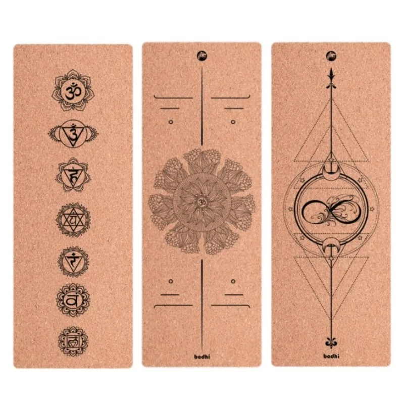 Коврик для йоги из термополиуретана 183 см * 68 пробковый коврик удобный