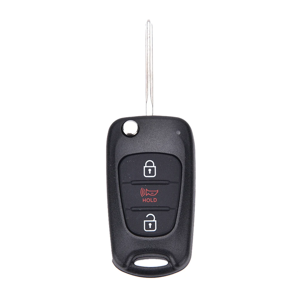 Новый 3 кнопки дистанционного складной корпус выкидного ключа Fob Shell для KIA Soul Rondo