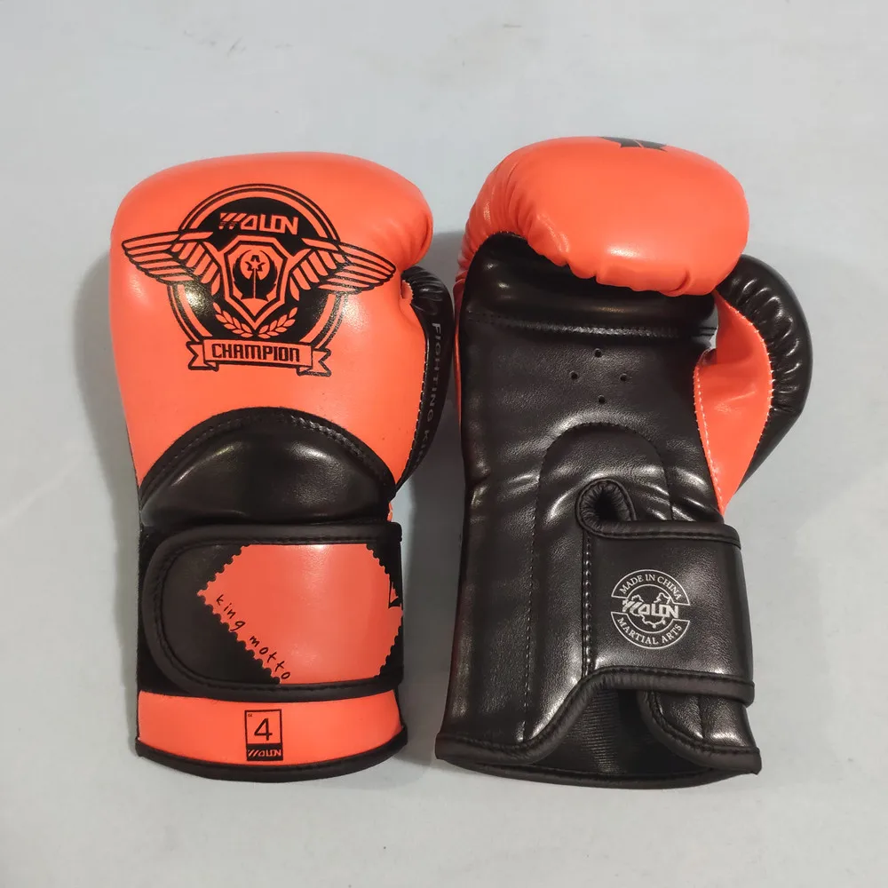 Kick Boxing Gloves for Men Women PU Karate Muay Thai Guantes De Boxeo Free Fight MMA Sanda Training Adults Kids Equipment |