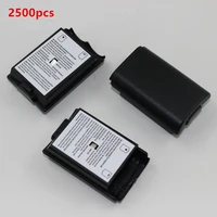 2500pcs for xbox 360 controller gamepad aa battery pack cover case door repair part