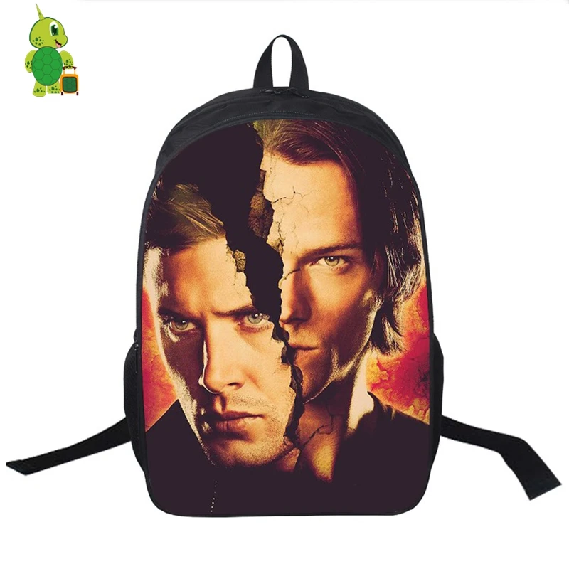 Сверхъестественное Винчестер Bros Sam Dean рюкзак женский мужской повседневный