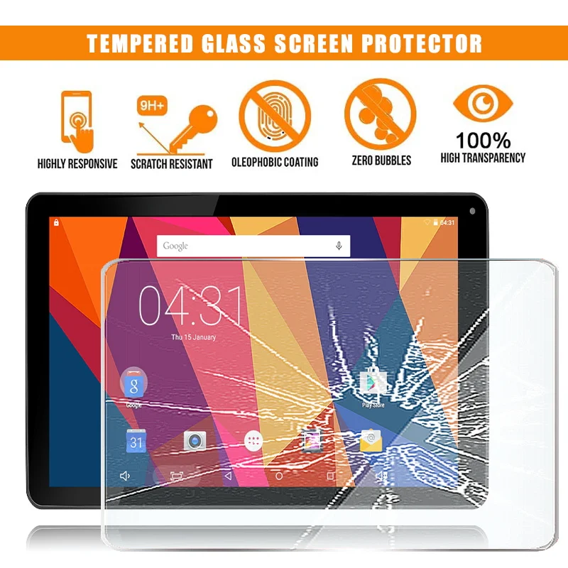 Для Hannspree HANNSpad SN1AT76B 101 HELIOS планшет из закаленного стекла защита экрана 9H Premium