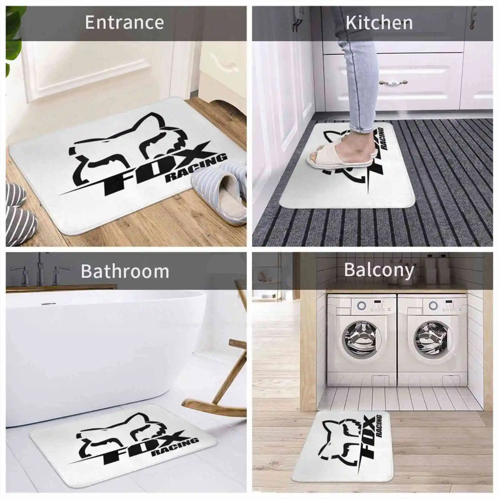 Мягкая подкладка для ног с логотипом вентилятора товары комнаты коврик ковер