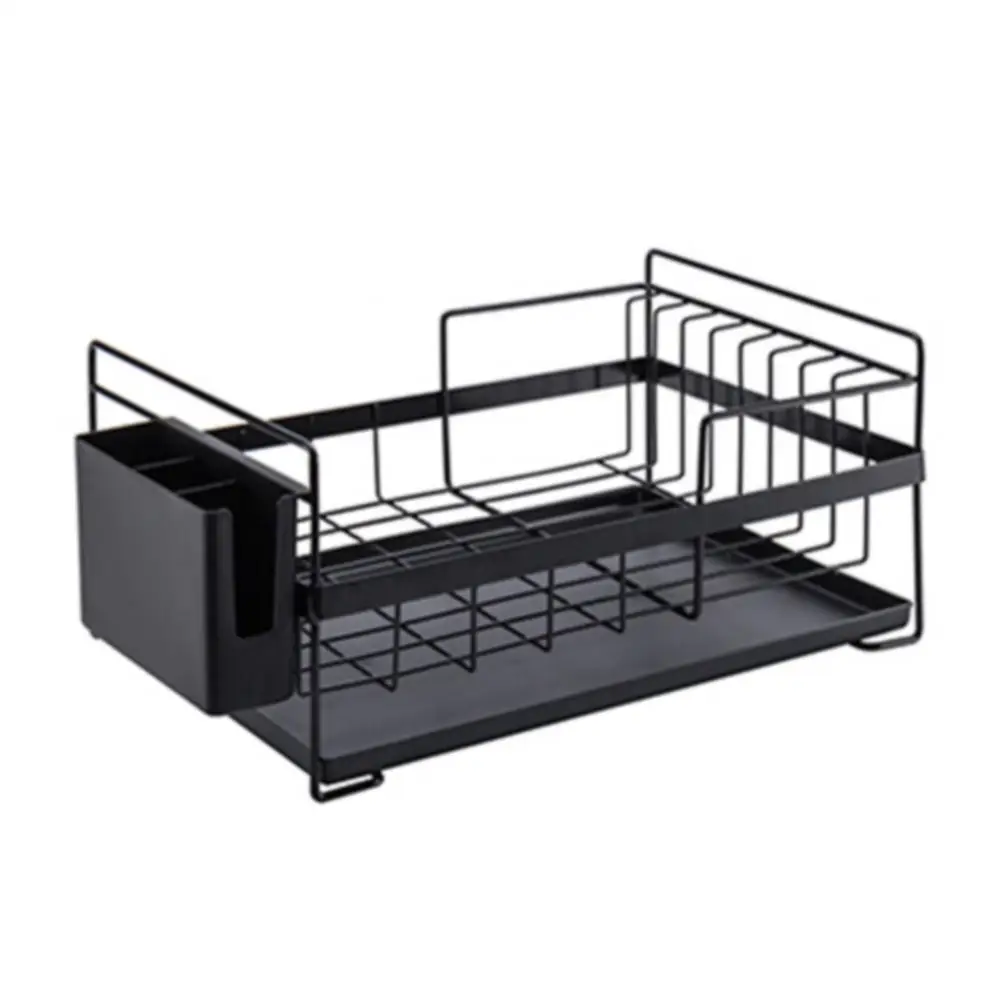 

Kitchen Restaurant Dish Drainer Drying Rack Holder Plates Cup Tableware Bowl Shelf Classify Storage Basket kitchen accessories