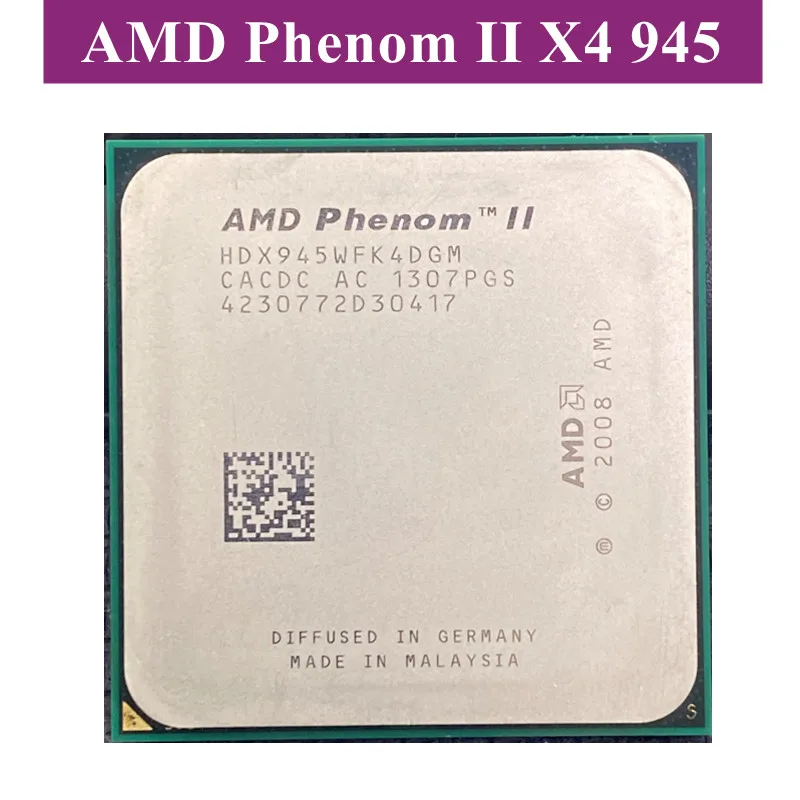 Процессор AMD Phenom II X4 945-C3 четырехъядерный процессор 945 X4-945 приз AM3 938pin 95 Вт 3 0 ГГц |