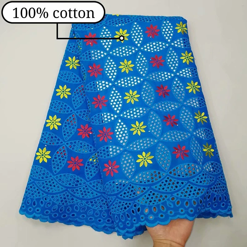 Большой круг в мелкий цветочный узор выдолбленный хлопок ткань YCS40 самые