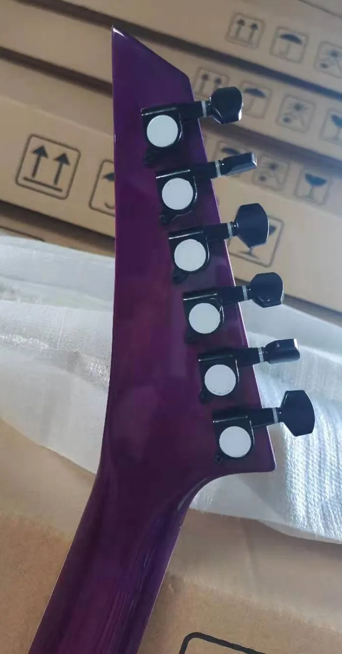 Высококачественная электрогитара корпус в виде Золотой четырехугольной звезды