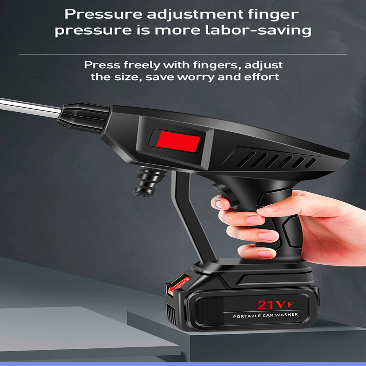 Цена Пистолет для мойки автомобиля, 8000 Psi, аккумулятор мАч