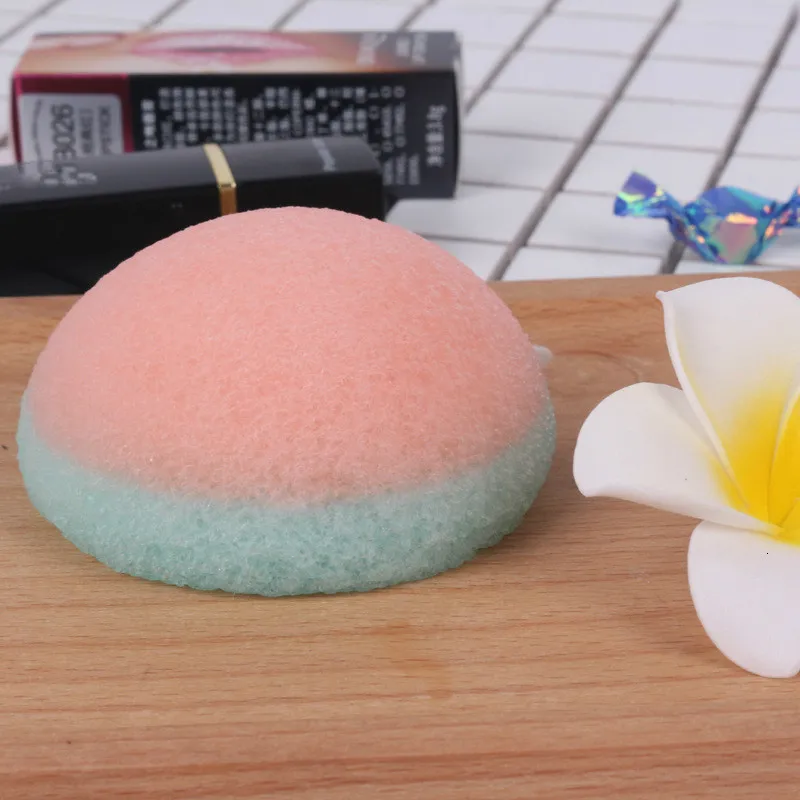 1pcs Natural Konjac Sponge Facial Exfoliator Wash Cleansing Cosmetic Puff Flutter Sponge Skin Care Cleanser Tools Cosmetic Puff