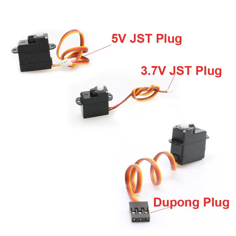 

2g DIY Mini Servo Miniature Fixed Wing Micro Digital Steering Gear w Plastic 3.6-4.8V 90Degree Parts for RC Drone Model Aircraft
