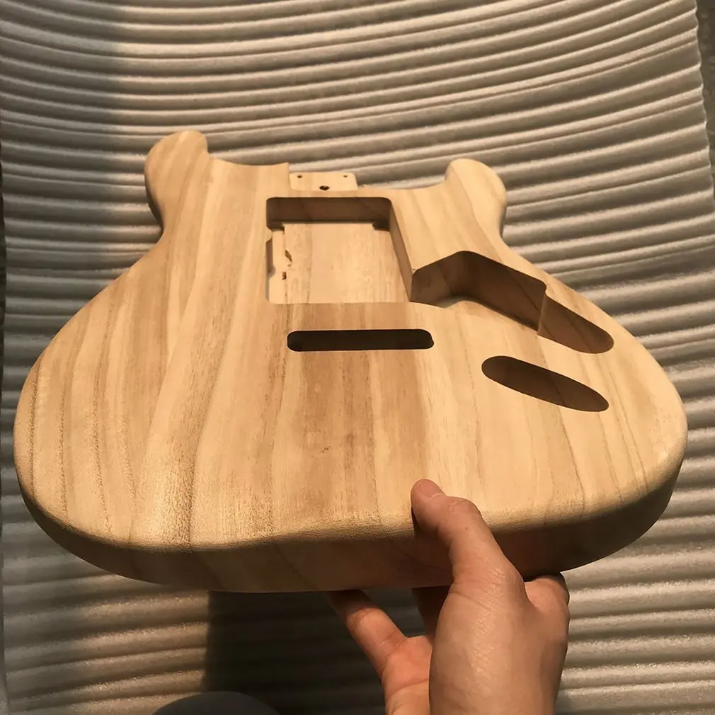 ahorn st elektrische gitarre semi fertigen körper unfinished diy gitarre körper maple körper für fender st stil gitarre free globa