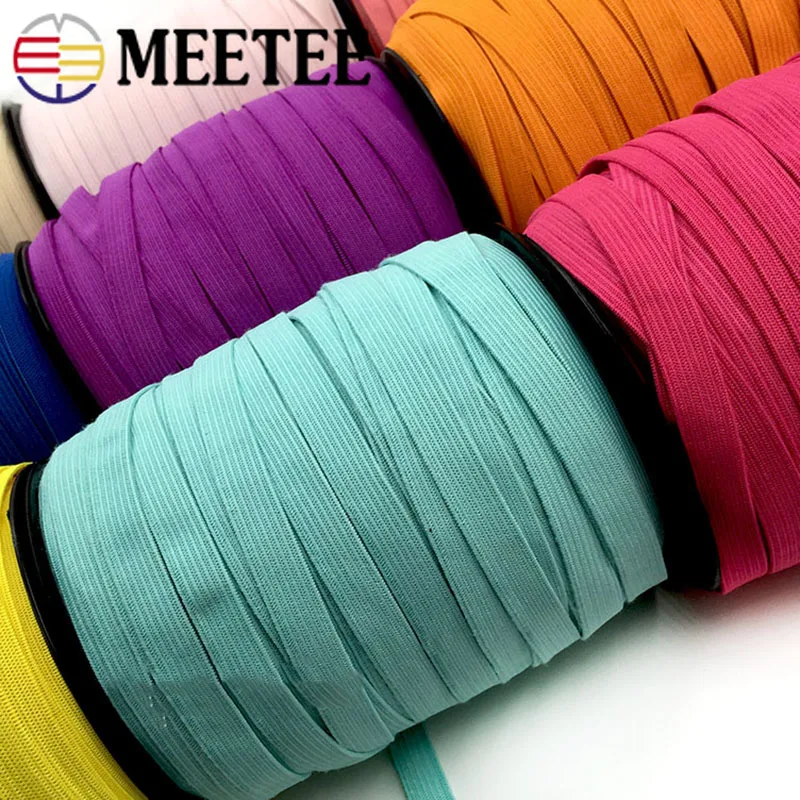 Meetee эластичная лента шириной 10 мм 20 метров для вязания ноутбука Книжная марка