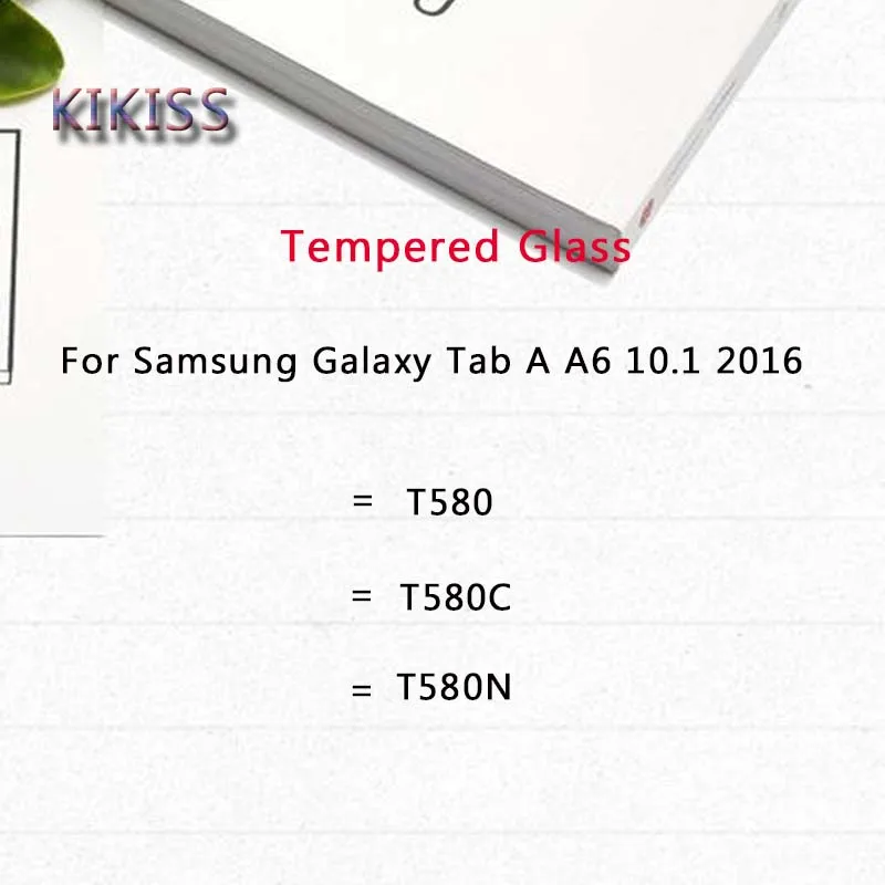 10.1 2016 T580 T585 Закаленное Стекло для Samsung Galaxy Tab A A6 7,0 8,0 9,7 10,1 Примечание 8 T280 T350 T355 T550 T510 T580 P580 защита экрана планшета - Цвет: 10.1 2016 T580 T585