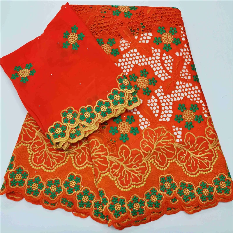 

Nigeria Cotton Fabric 2020 High Quality Lace Dubai Fabric Soft Emroidered Swiss Voile Lace In Switzerland 5+2Yards/Lot h19-24