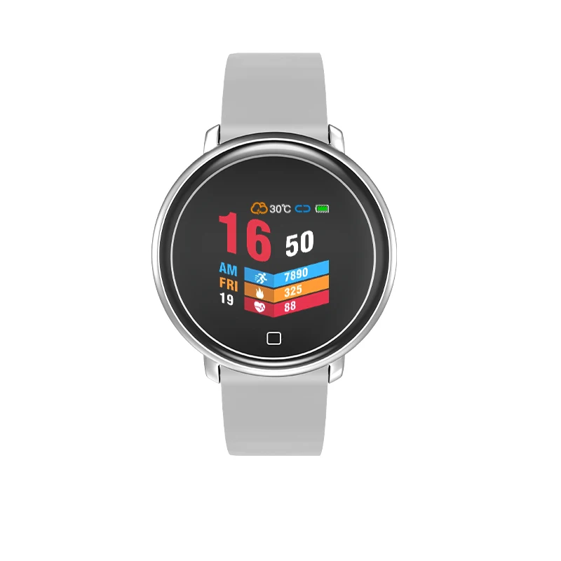 HW06 Silver Silica 696 HW06 Смарт-часы ips Цвет Экран OTA сердечного ритма крови Давление уровень кислорода в крови регистрирующий шагомер Модные Смарт-браслет - Цвет: HW06 Silver Silica