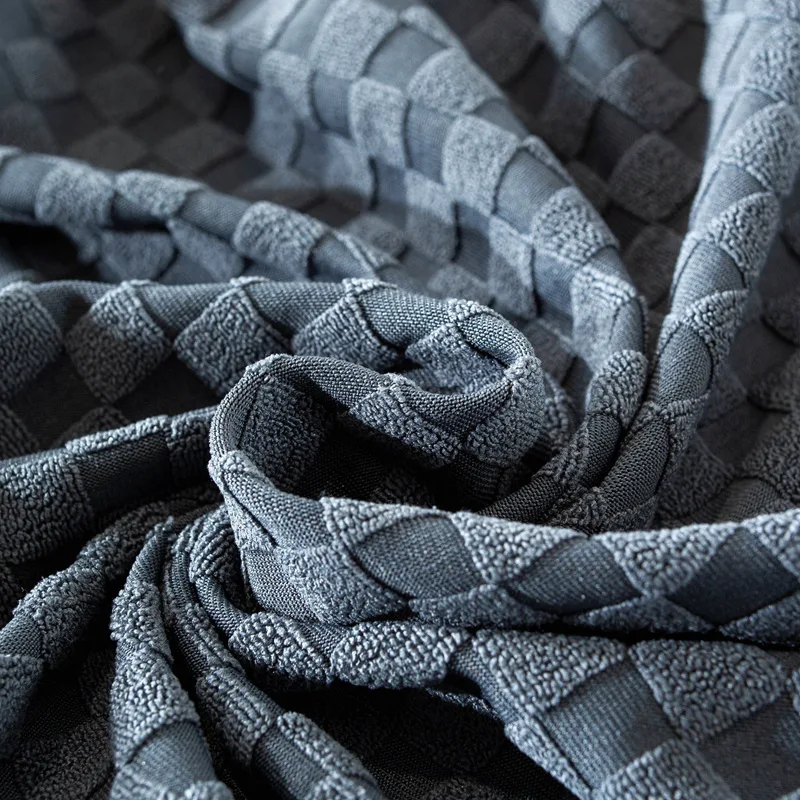 

Jacquard stretchy full - covered sofa cushion cover thickened sofa cushion cover solid - color sofa cushion