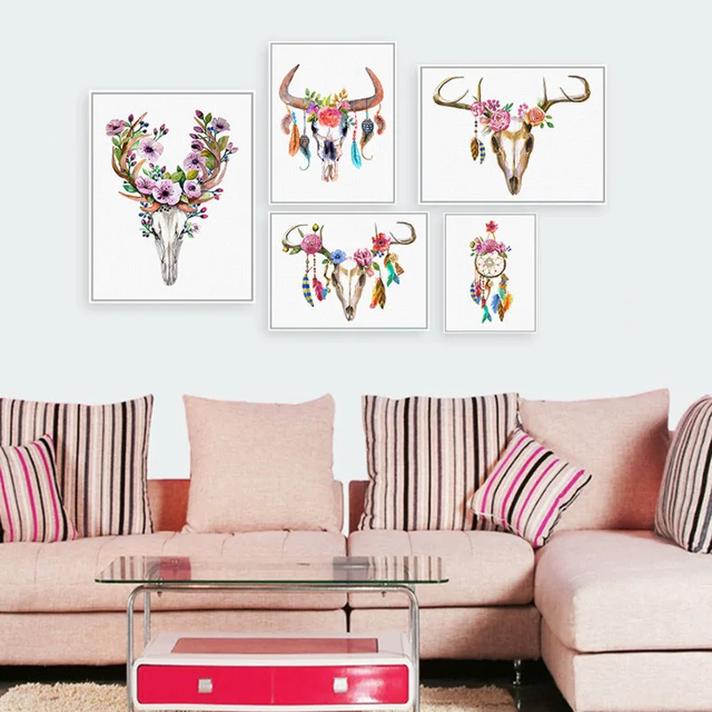 Новинка 2019 абстрактная фоторамка животное головной убор лось современное