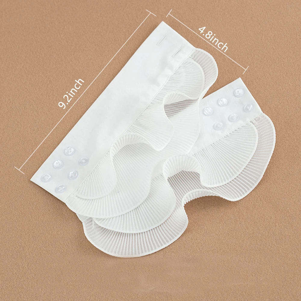 Шифоновые перчатки рукава поддельные шифоновые женские черные белые