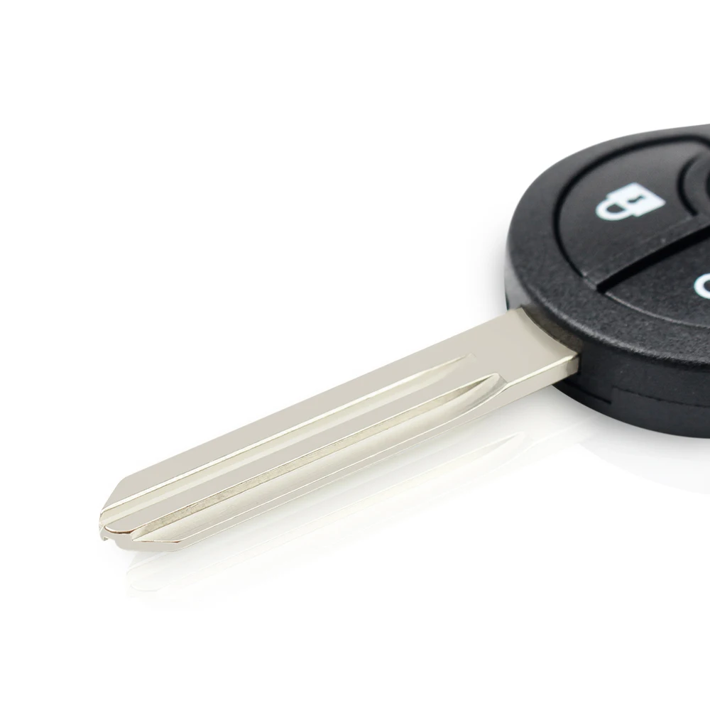 Dandkey Hight Quality 2 Buttons Car Remote Key Case Black Shell For Nissan Cube Juke Rogue Suny Sylphy March Tiida Micra | Автомобили и