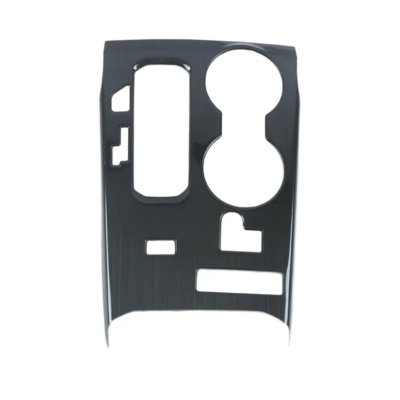 

1PCS 2020 2021 2022 for Toyota Highlander Stainless Black Car gear shift knob frame panel Decoration Cover Trim LHD Styling