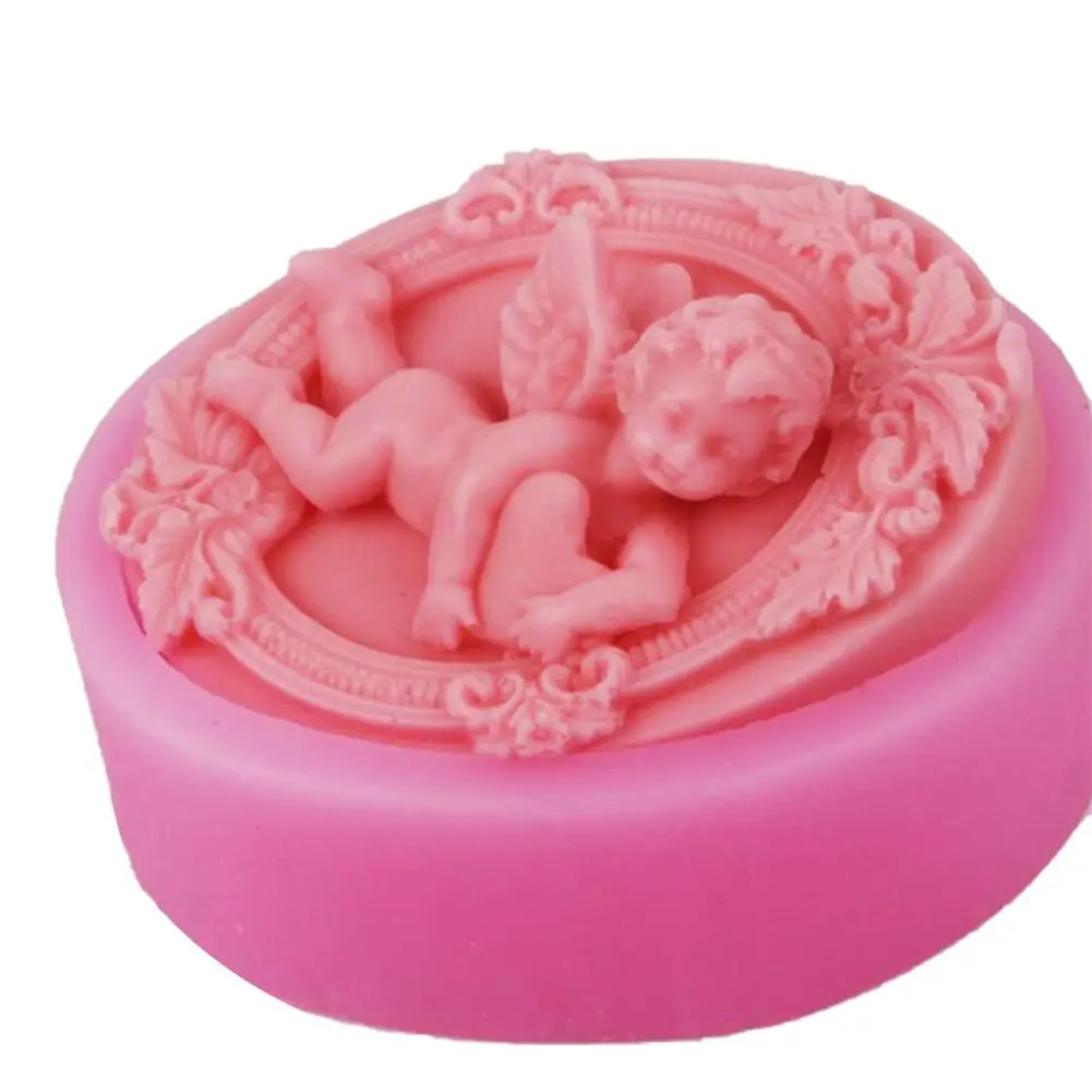 Силиконовая форма для мыла с ангелом помадки инструменты выпечки украшение