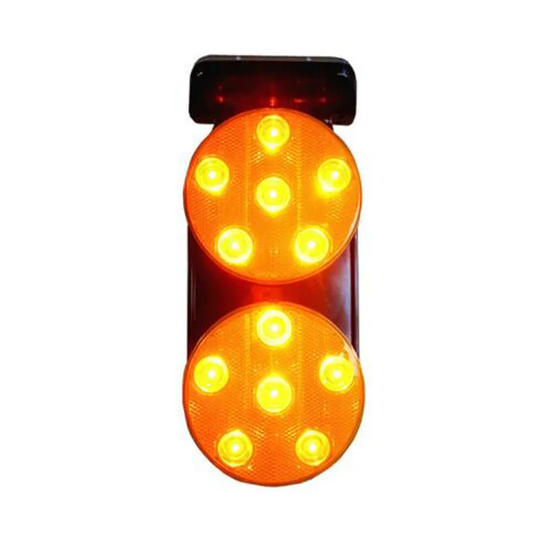 Конус Тип 12LED Солнечный Предупреждение светильник на солнечной энергии для