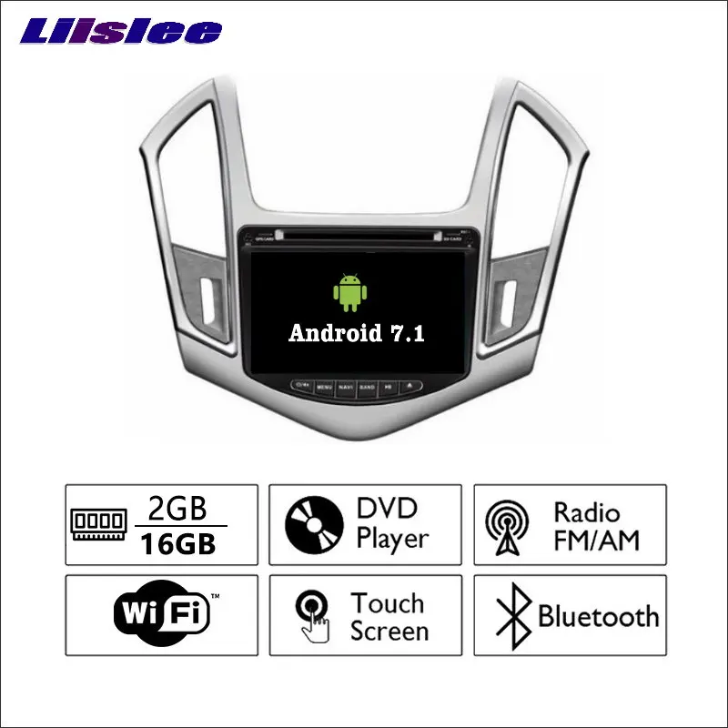 Liislee Android 7 1 2G RAM Автомобильный мультимедийный dvd плеер WIFI радио аудио видео GPS Navi