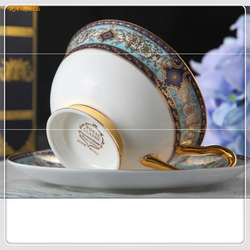 1 Набор Высококачественная Европейская керамическая кофейная чашка блюдце