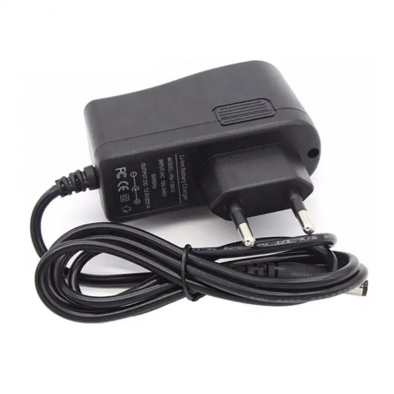 Lithium Battery Caricatore 12.6V 18650 Batteria Al Litio Charger DC 5.5*2.1MM For 3S 4S 5S 6S 12.6V Screwdriver Battery Pack Use