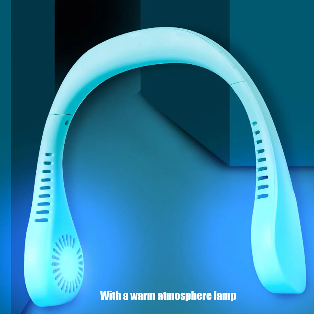 

2020 mini USB Portable Fan Wearable Neck Fan with Rechargeable Battery Ultra Quiet Wind Handheld Air Cooler Conditioner 3 Speed