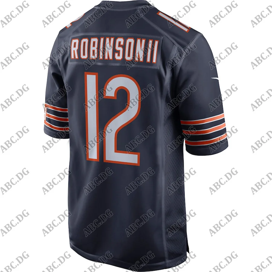

Customized Stitch American Football Jersey Men Women Kid Youth Chicago Allen Robinson Navy Game Player Jersey