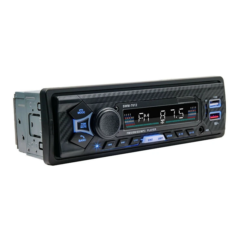 

12V Car Bluetooth MP3 Player Support Voice Control With FM Radio U Disk Card Reader Player