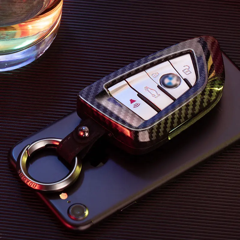 

For Car Remote Key Case Cover For BMW 1 2 3 4 5 6 7 Series X1 X3 X4 X5 X6 F30 F34 F10 F07 F20 G30 F15 F16 BMW key case