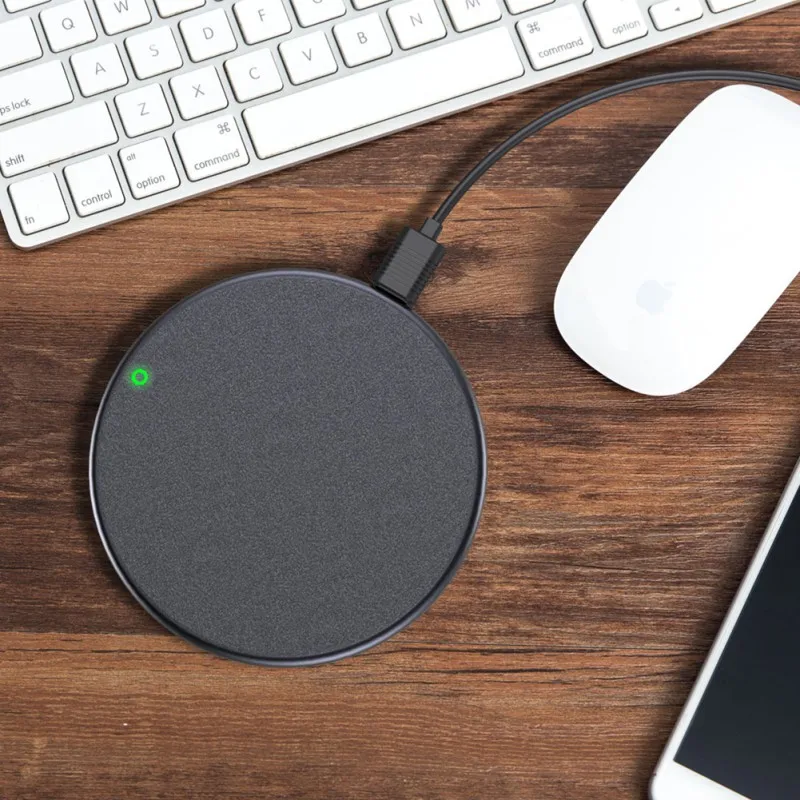 

Fast Wireless Charger 10W/7.5W For IPhone Samsung Qi Certified Wireless Charging Pad