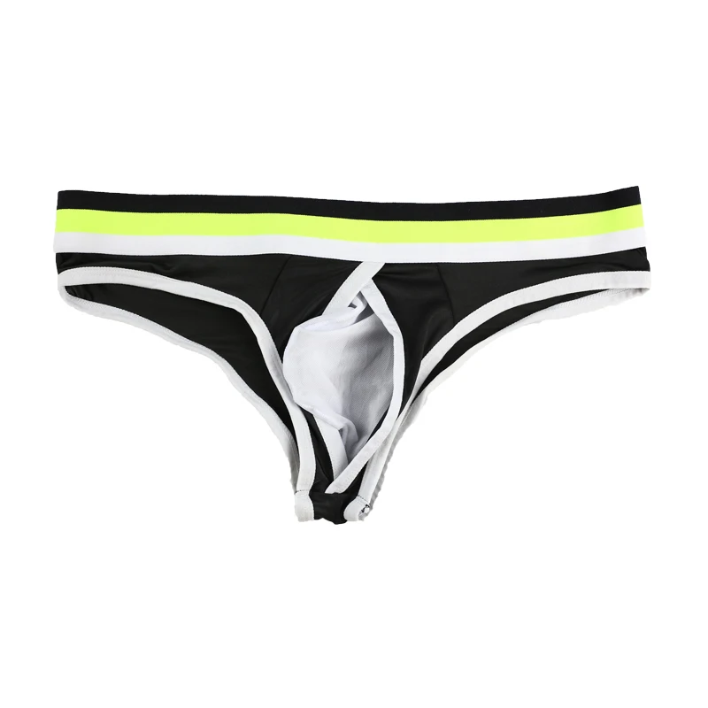 Мужские трусы стринги из сетчатой нейлоновой ткани Серые Трусы-стринги Тонги