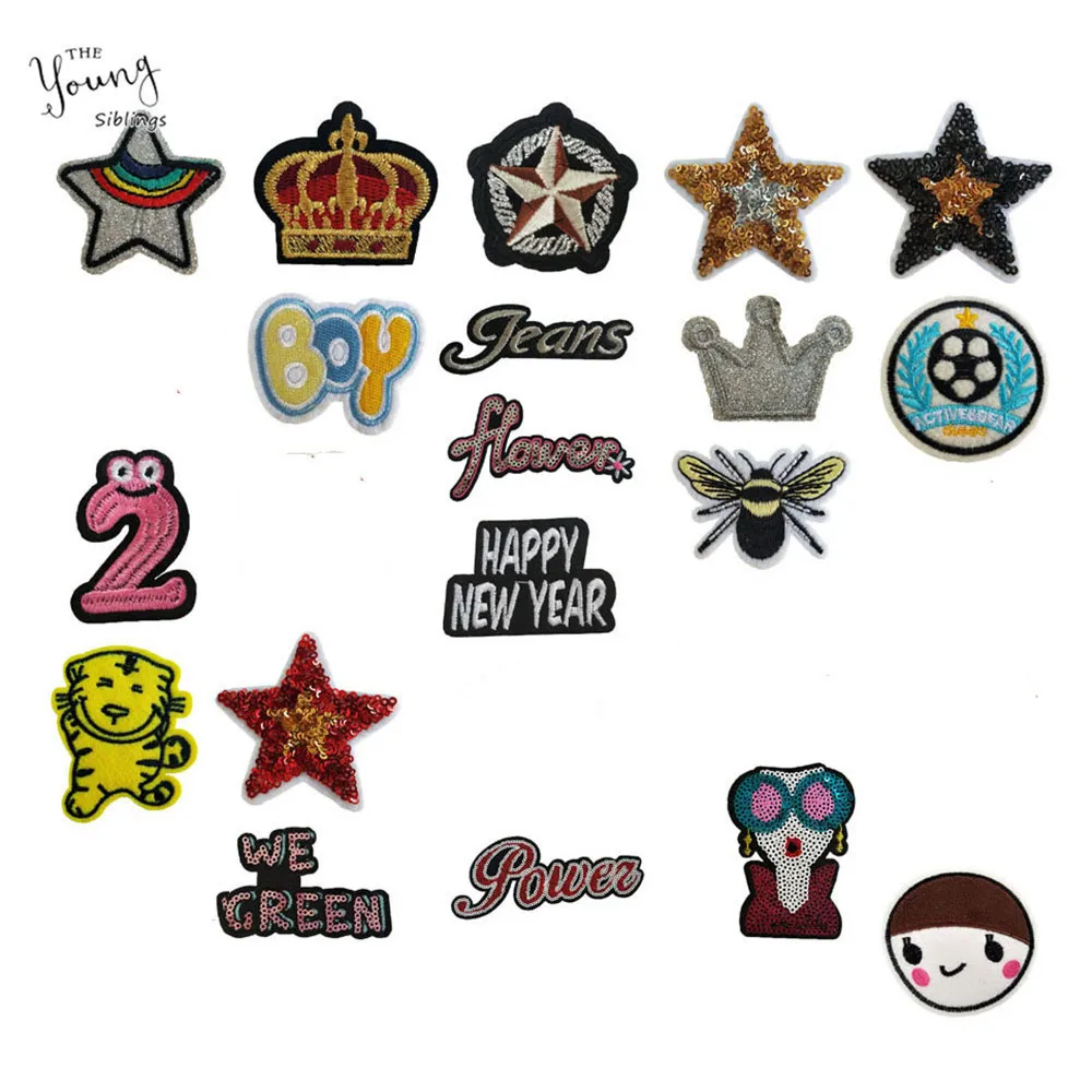 Новое поступление тканевые полосатые наклейки с мультяшными животными для