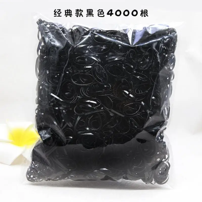 4000 шт./лот одноразовая Детская резинка для волос из ТПУ эластичная девочек