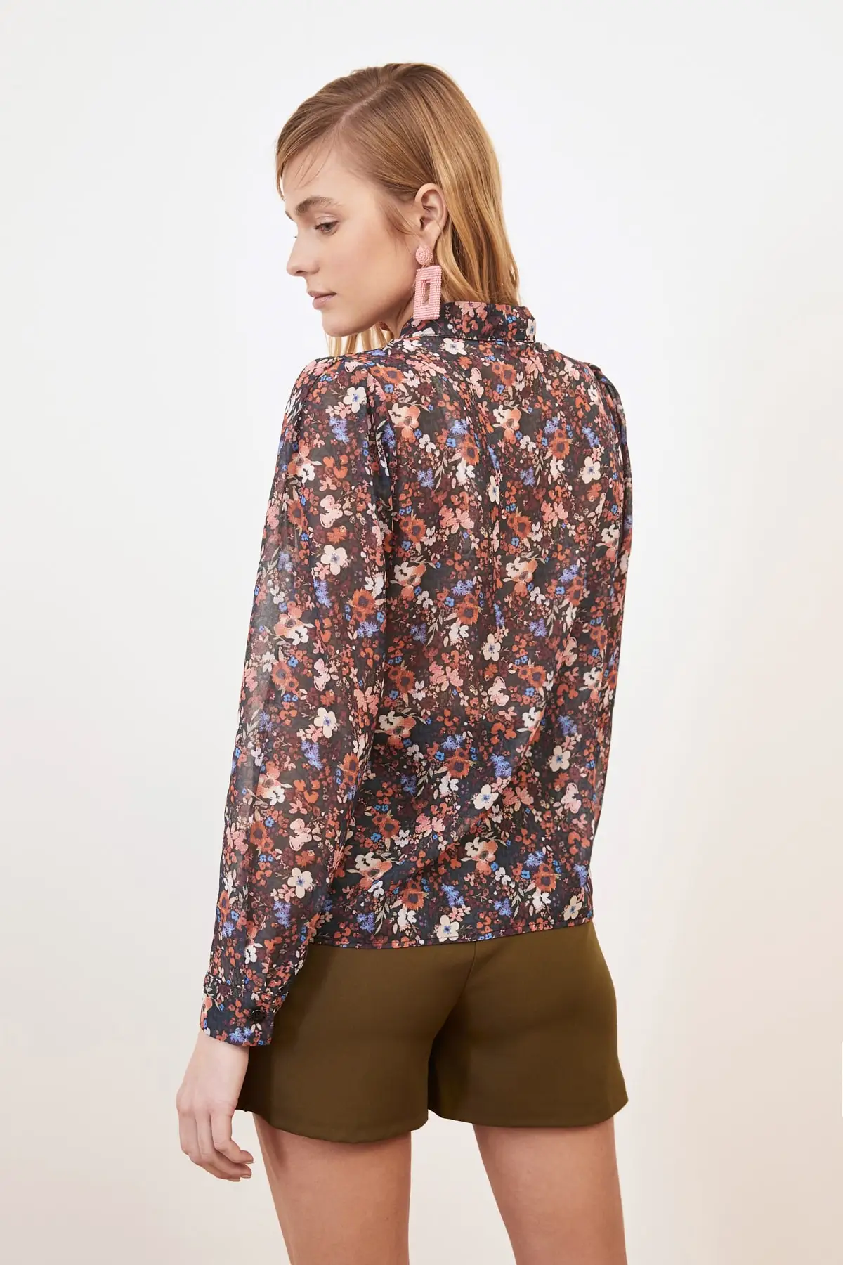 

Trendyol Lacing Detailed Bluz TWOSS21BZ0219