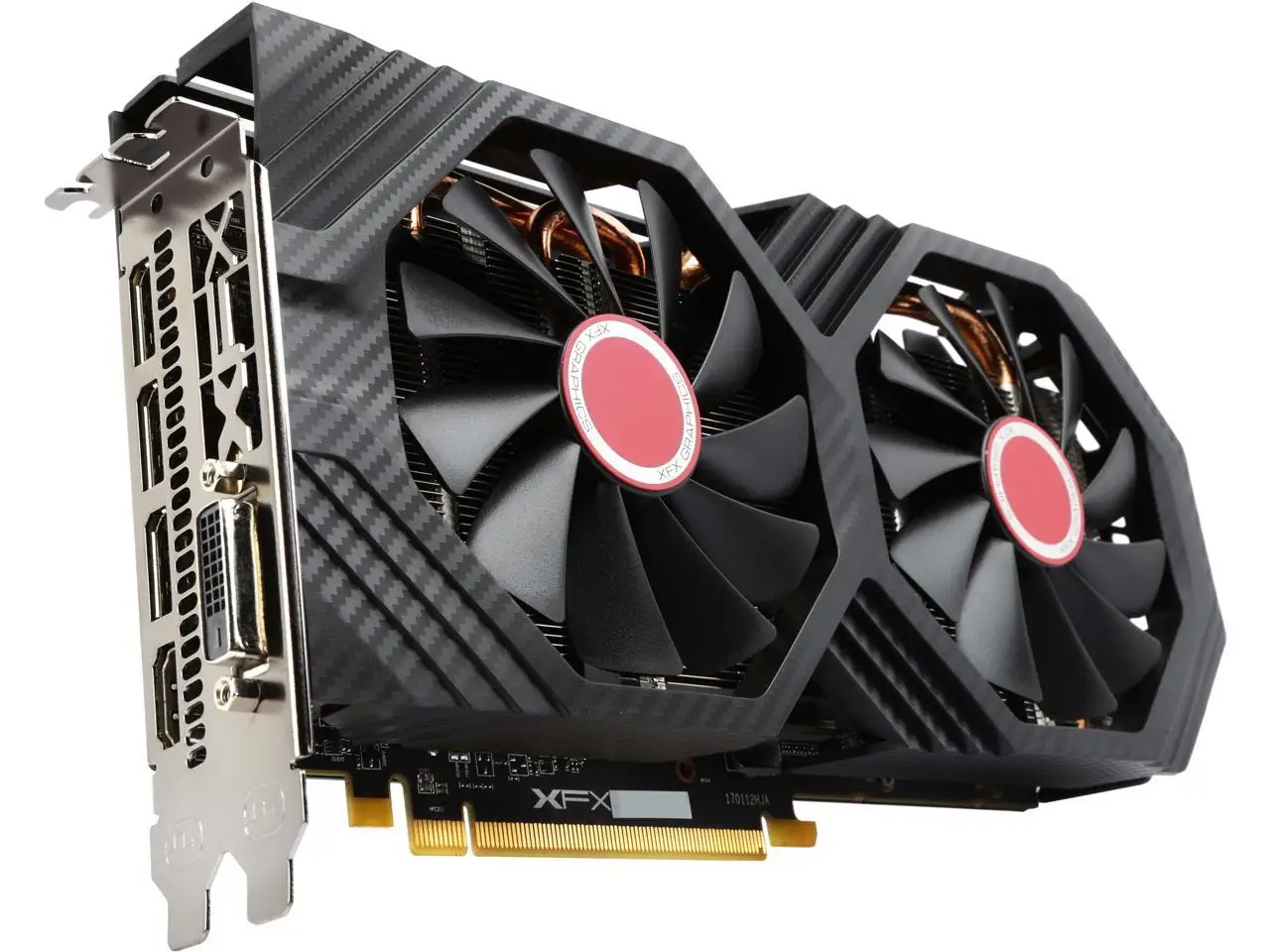 RX 580 8 Гб видеокарты AMD Radeon RX580 2304SP видеоэкран карты GPU настольный компьютер игровая