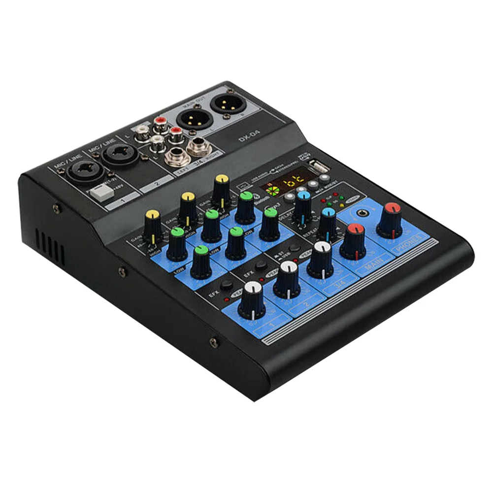 Звуковая карта домашняя Bluetooth микшерная консоль аудио караоке микшер Стерео