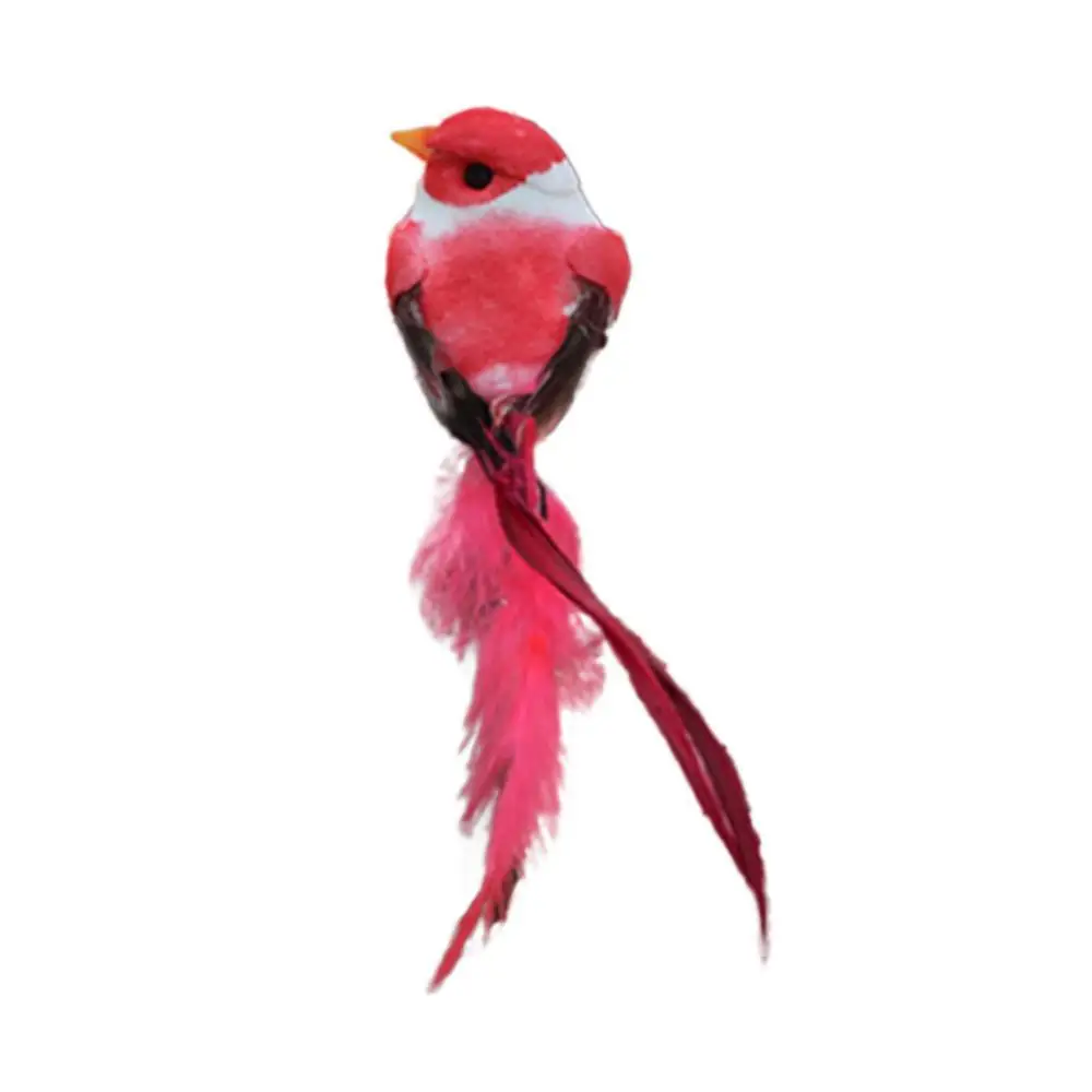 

Artificial Foam Feather Bird Figurine Ornament Lawn Yard Garden Tree Decoration