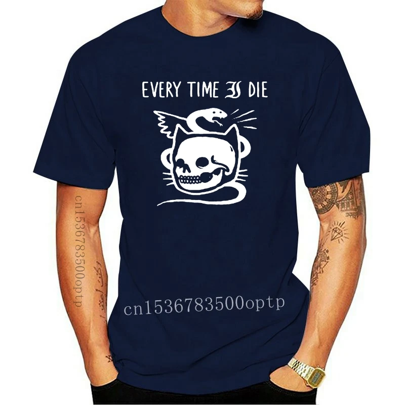 

New Every Time I Die Logo Metalcore Band Mens Black T-Shirt Size S to 3XL