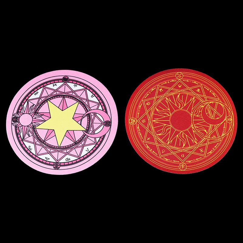 Коврик для мыши Сакура из аниме-карты реквизит косплея милый розовый волшебный