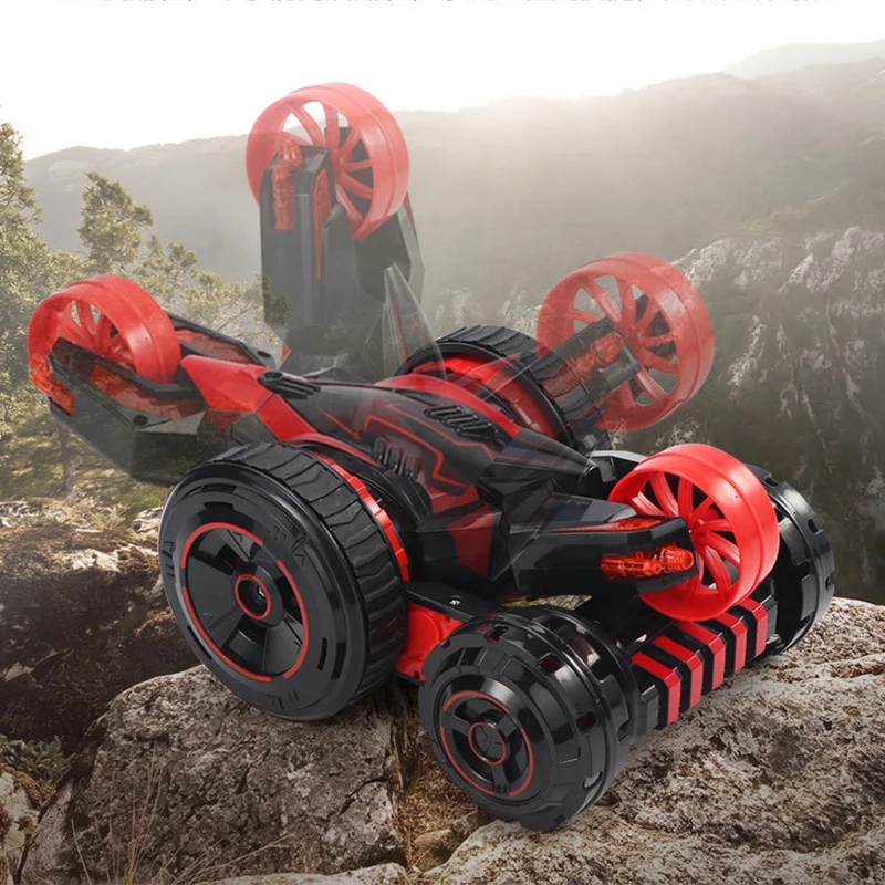 Машинка трюковая 2 4 ГГц вращение на 360 ° двусторонняя для мальчиков |