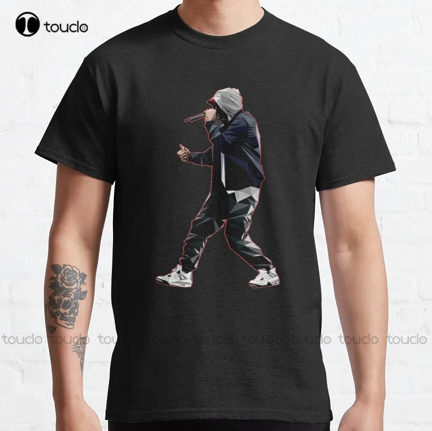 

Eminem Rap God Eminem Rapper Classic T-Shirt White Shirts For Girls Custom Aldult Teen Unisex Digital Printing Tee Shirt Xs-5Xl