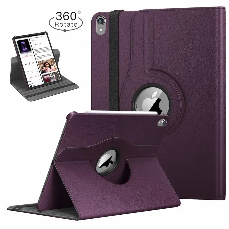 Чехол для iPad Pro 11 &quot2018 вращающийся на 360 градусов умный чехол с функцией