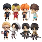Фигурка героя Аниме Haikyuu, ПВХ, волейбольная, подростковая, атака на титанов, кенма, Хината, шёё, тобио, коуши, игрушка для мальчиков