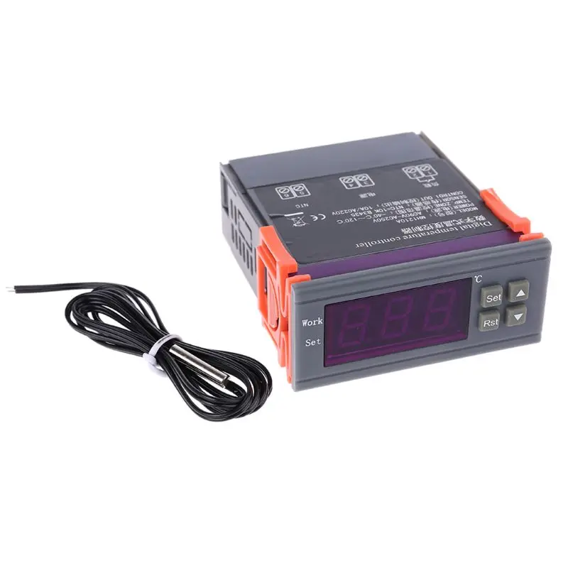 

110V 220V Digital Temperature Controller 10A Cooling Heating Thermostat MH-1210A PXPC